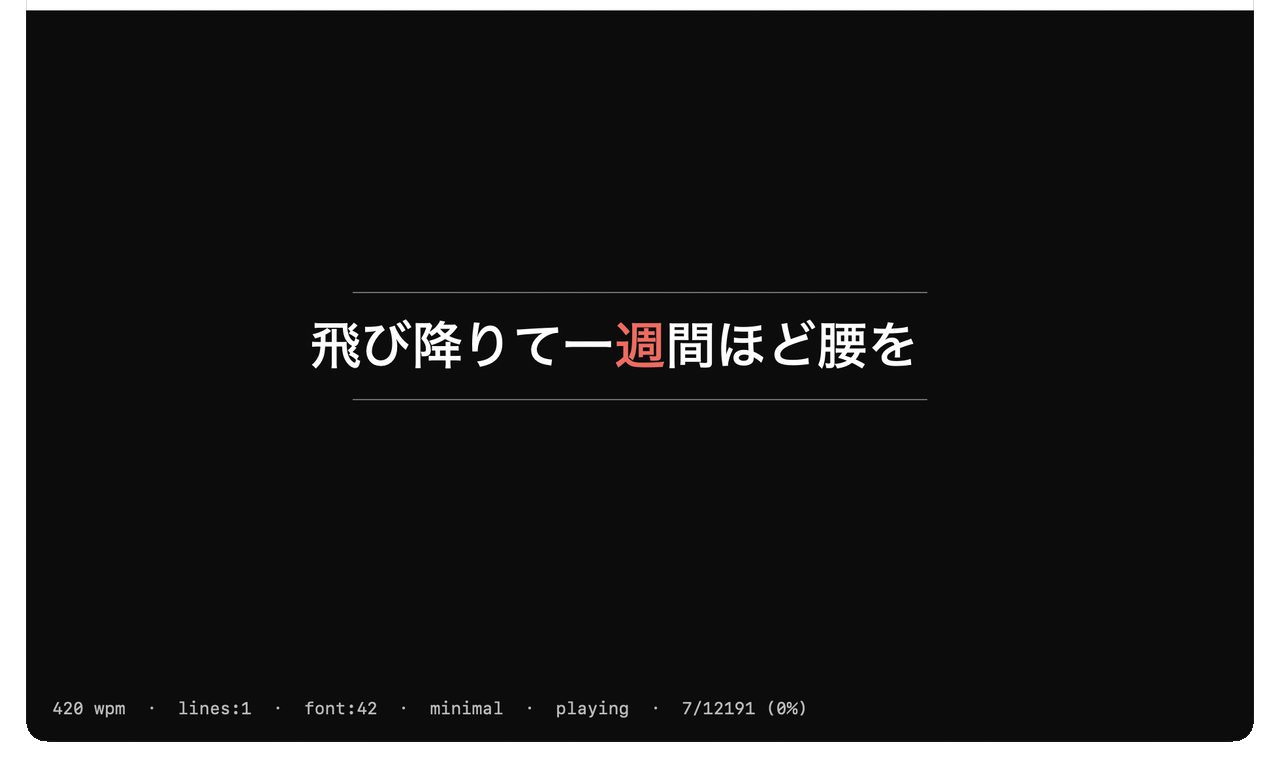 minimal modeからcontext modeへ切り替えるGIF