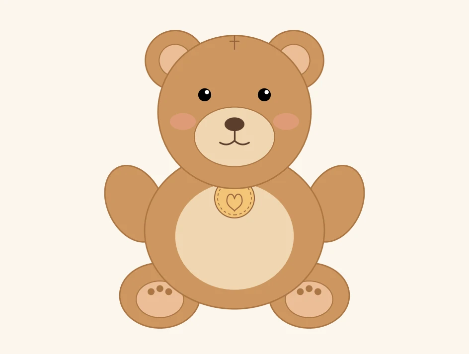 Claude Fable 5がmatplotlibで描いたクマのぬいぐるみ