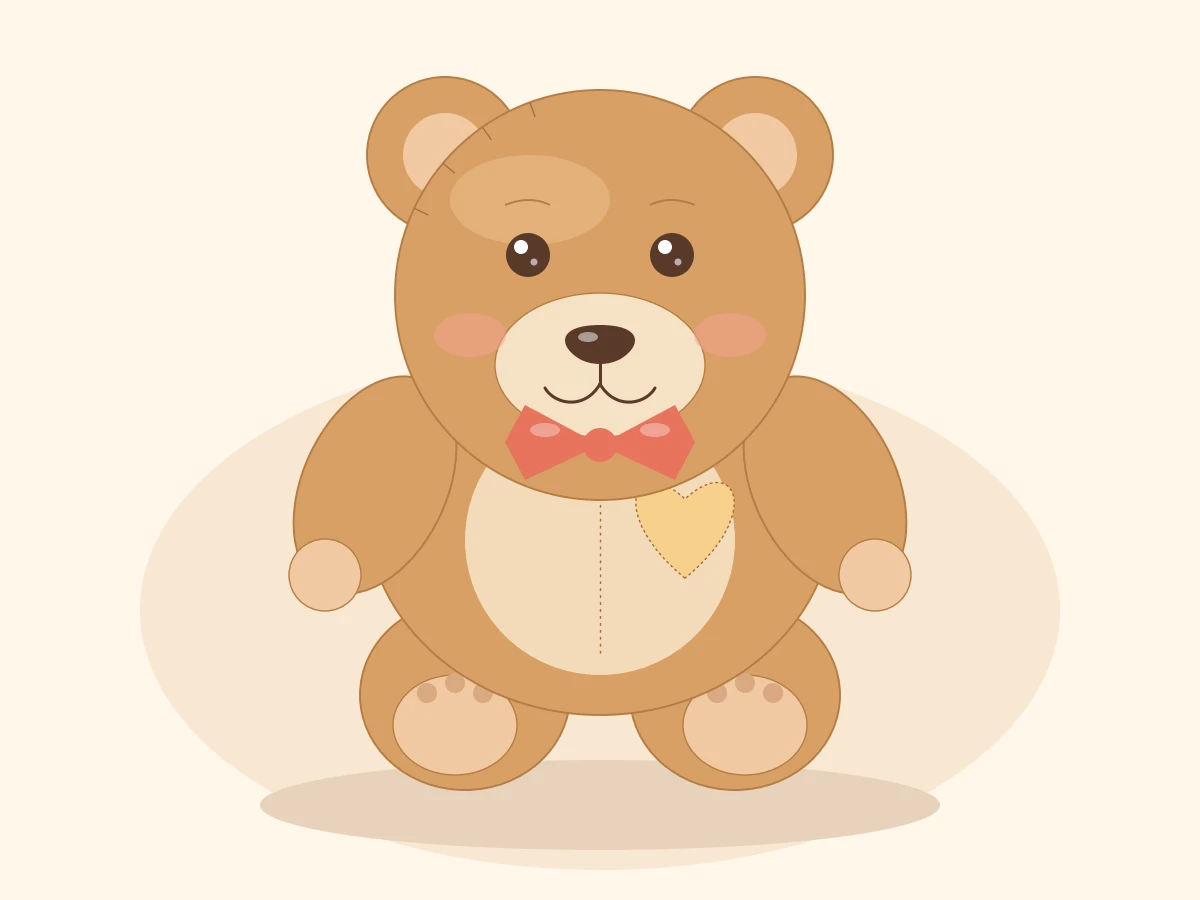 Claude Fable 5.1がmatplotlibで描いたクマのぬいぐるみ