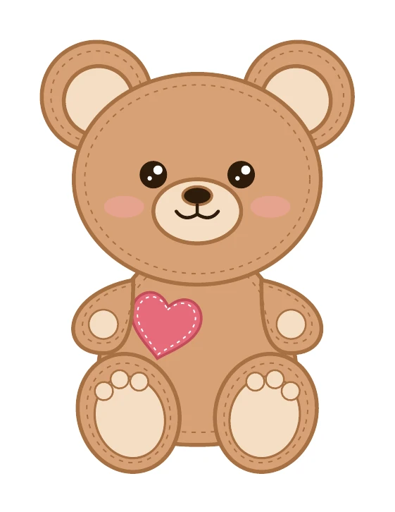 Gemini 3.5 FlashがTikZで描いたクマのぬいぐるみ