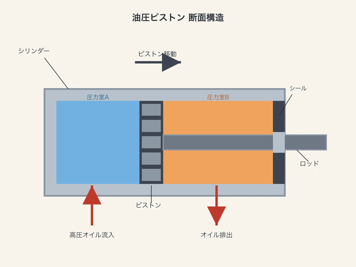 Claude Opus 4.8がSVGで描いた油圧ピストンの構造解説