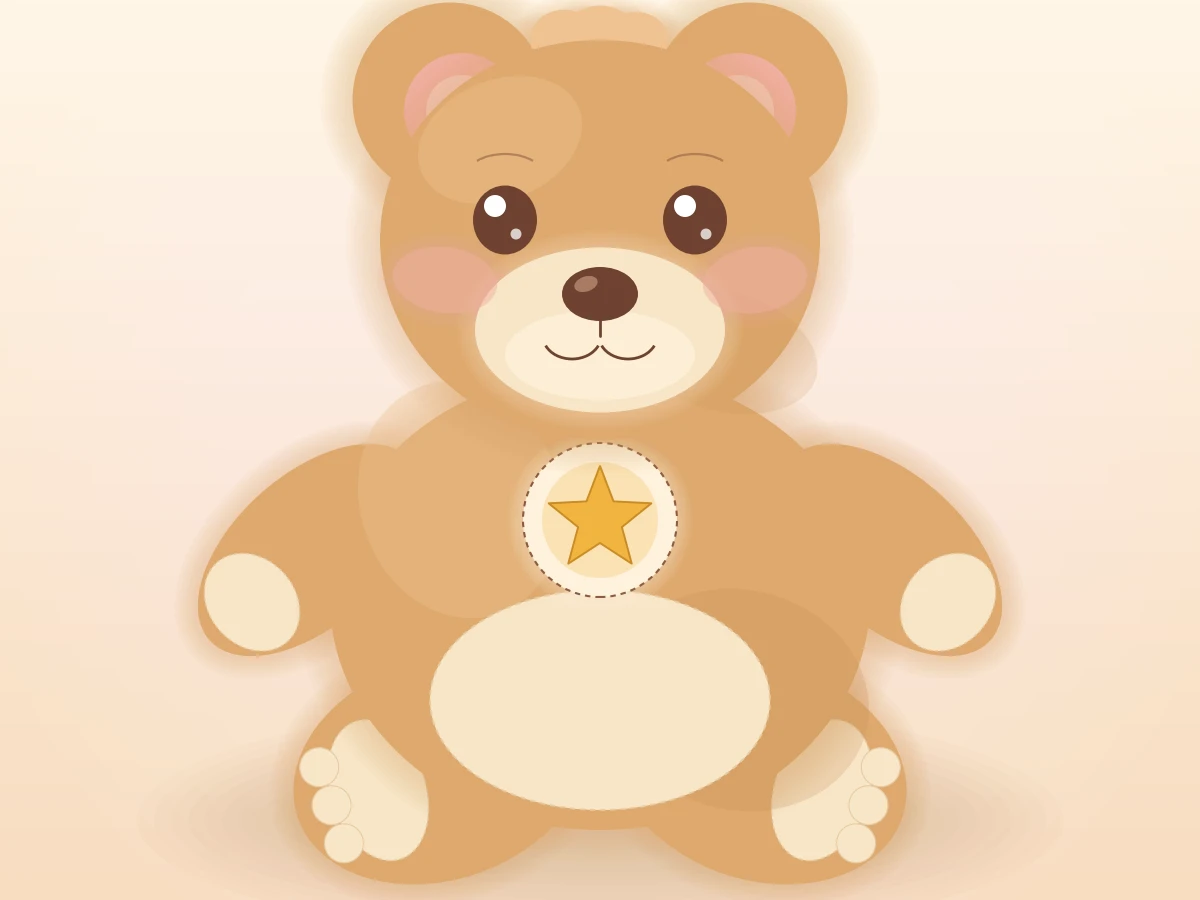 Claude Opus 5がmatplotlibで描いたクマのぬいぐるみ
