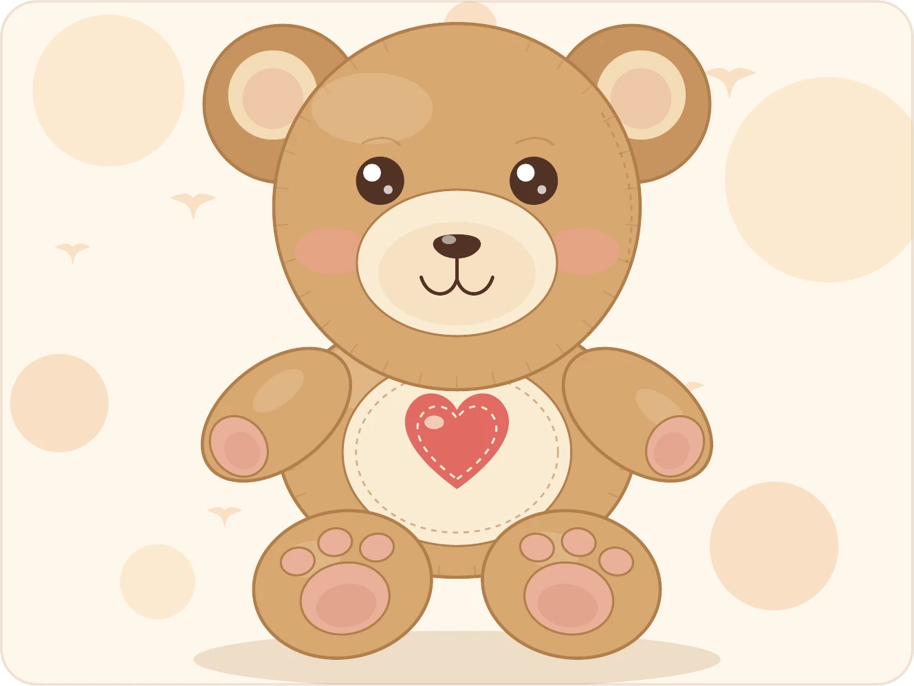 Claude Opus 5がTikZで描いたクマのぬいぐるみ