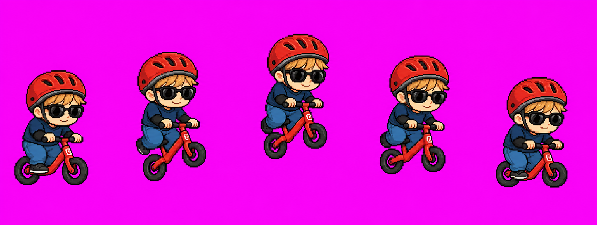 jumping row strip