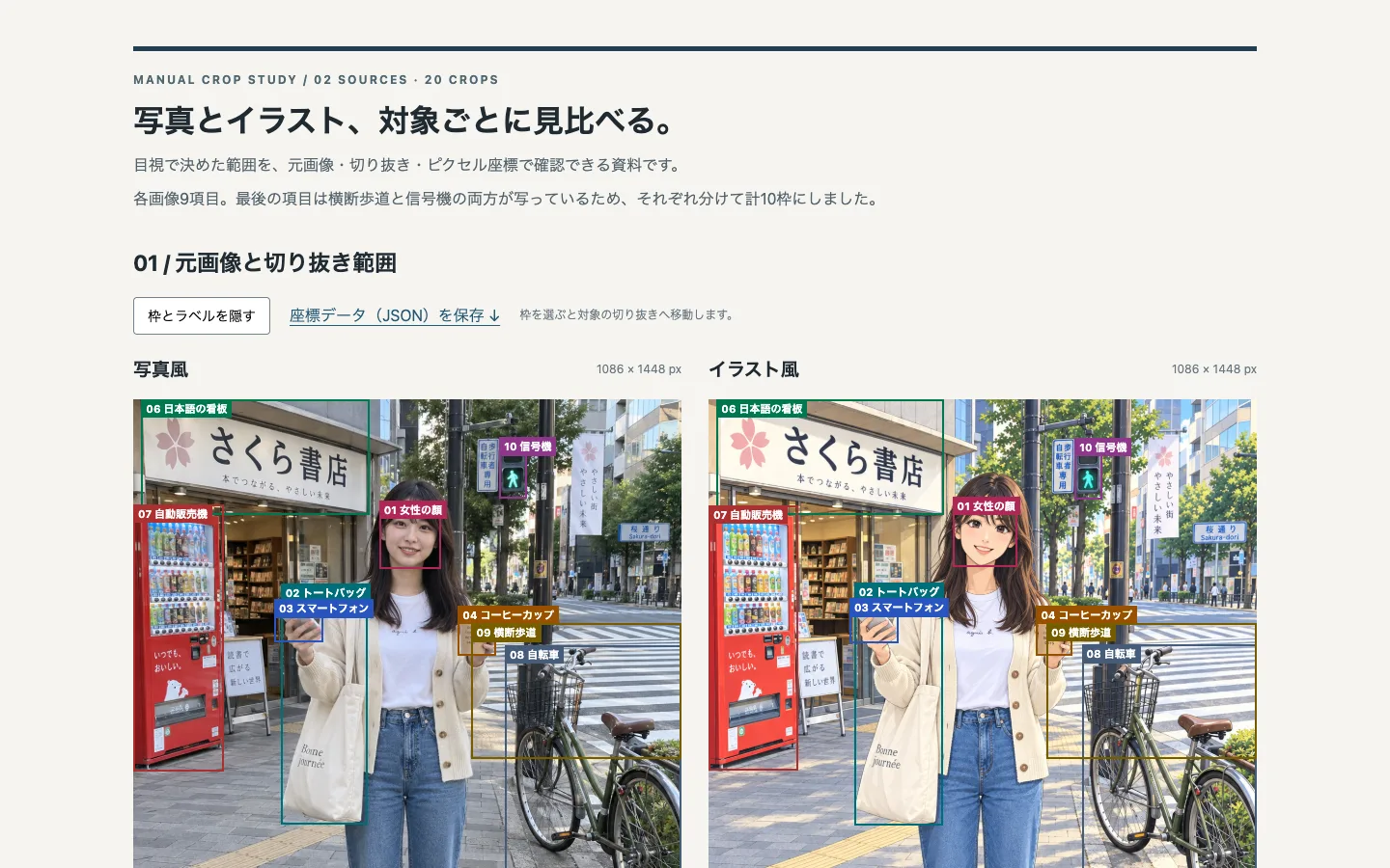 Astraの切り抜き資料の冒頭。写真とイラストの枠付き全体図を横に並べている