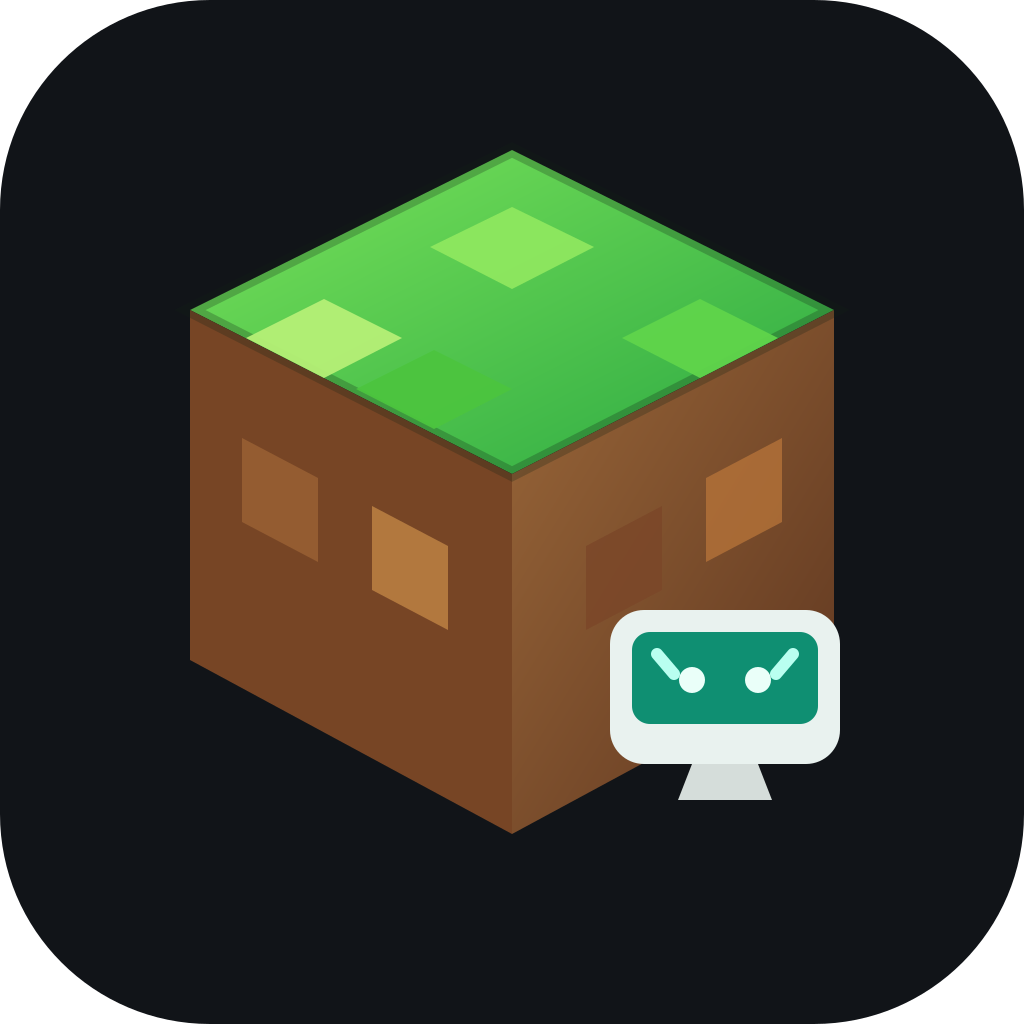 scrcpy Minecraft.app のアプリアイコン